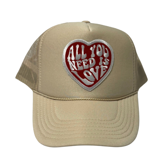 Tan All You Need is Love Trucker