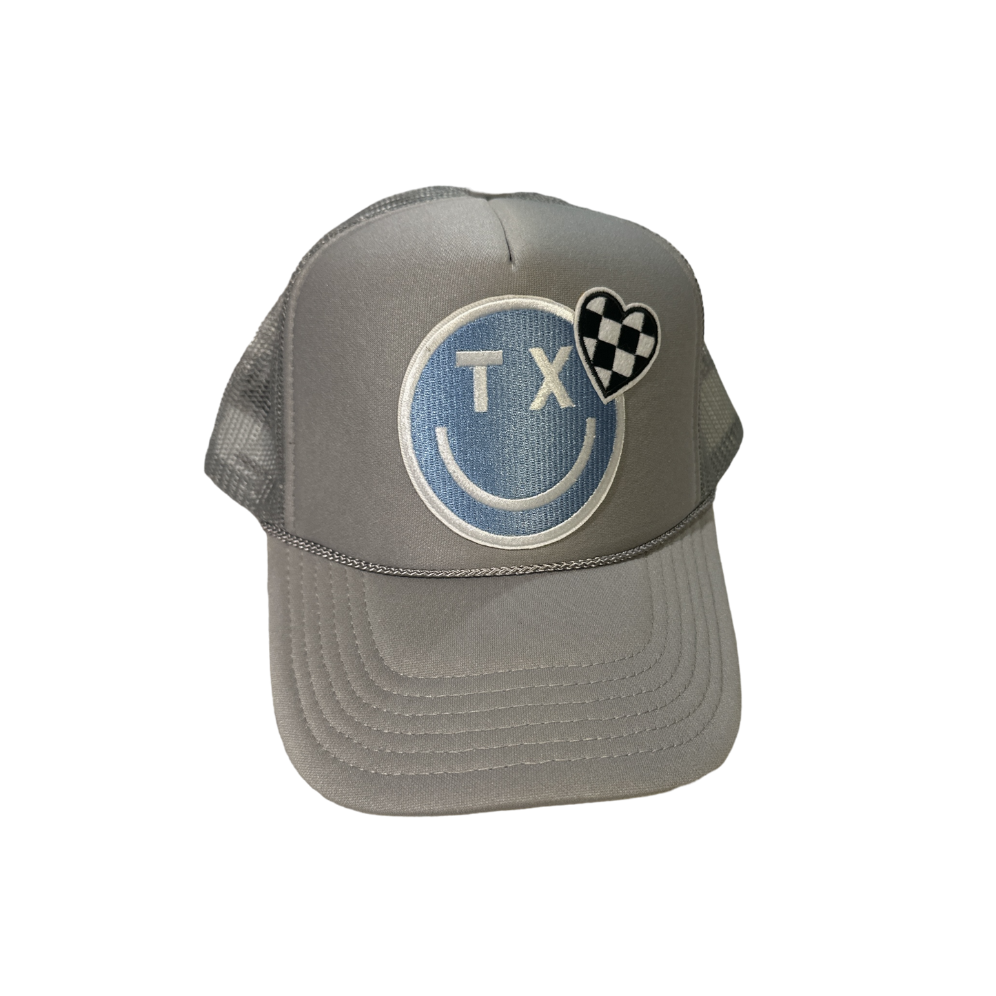 Grey TX Smiley Trucker