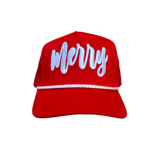 Merry Hat With White Rope