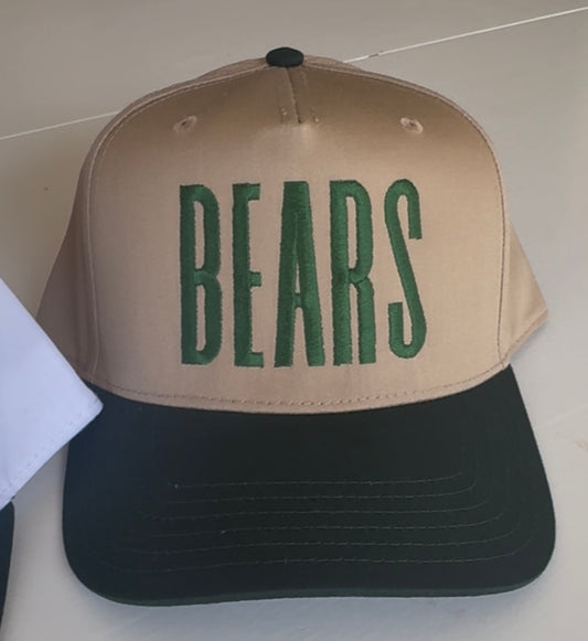 Bears Embroidered Hat