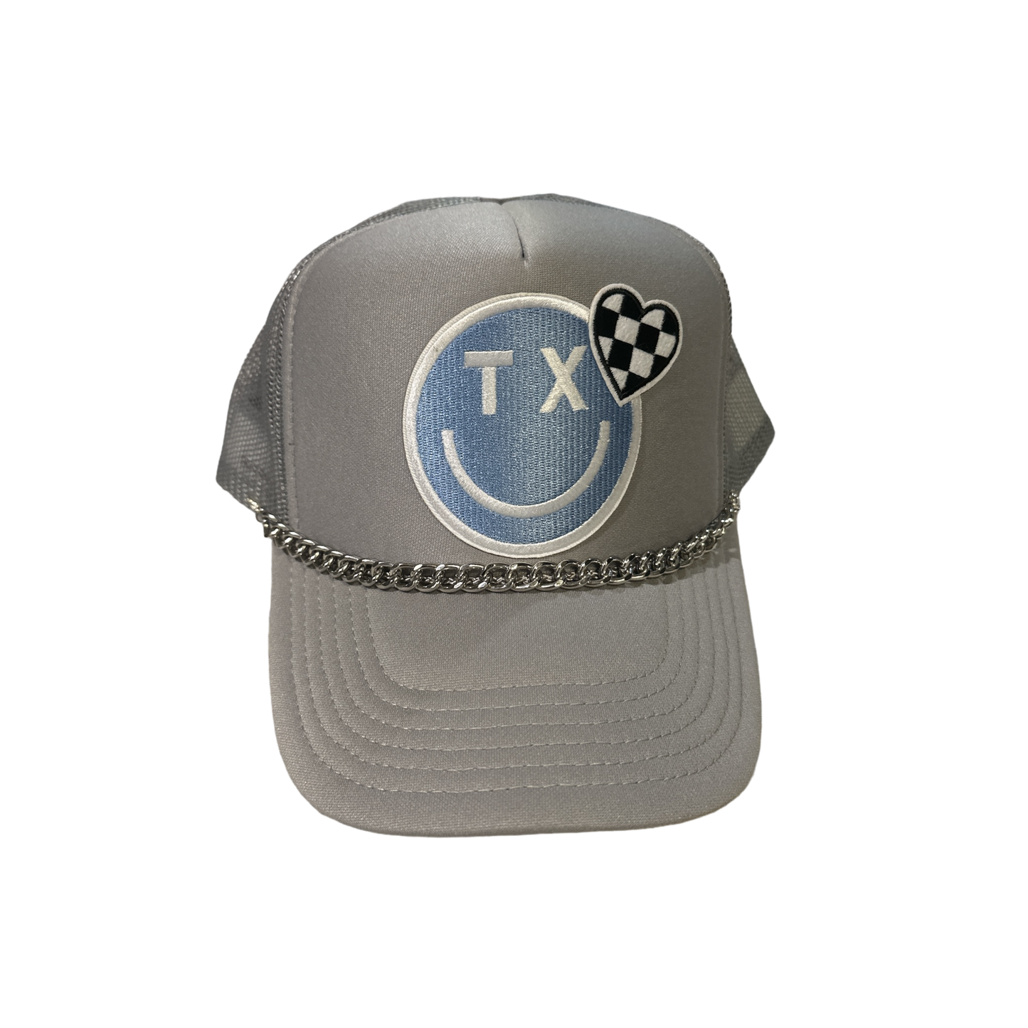 Grey TX Smiley Trucker