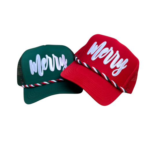 Merry Hat With Colored Rope